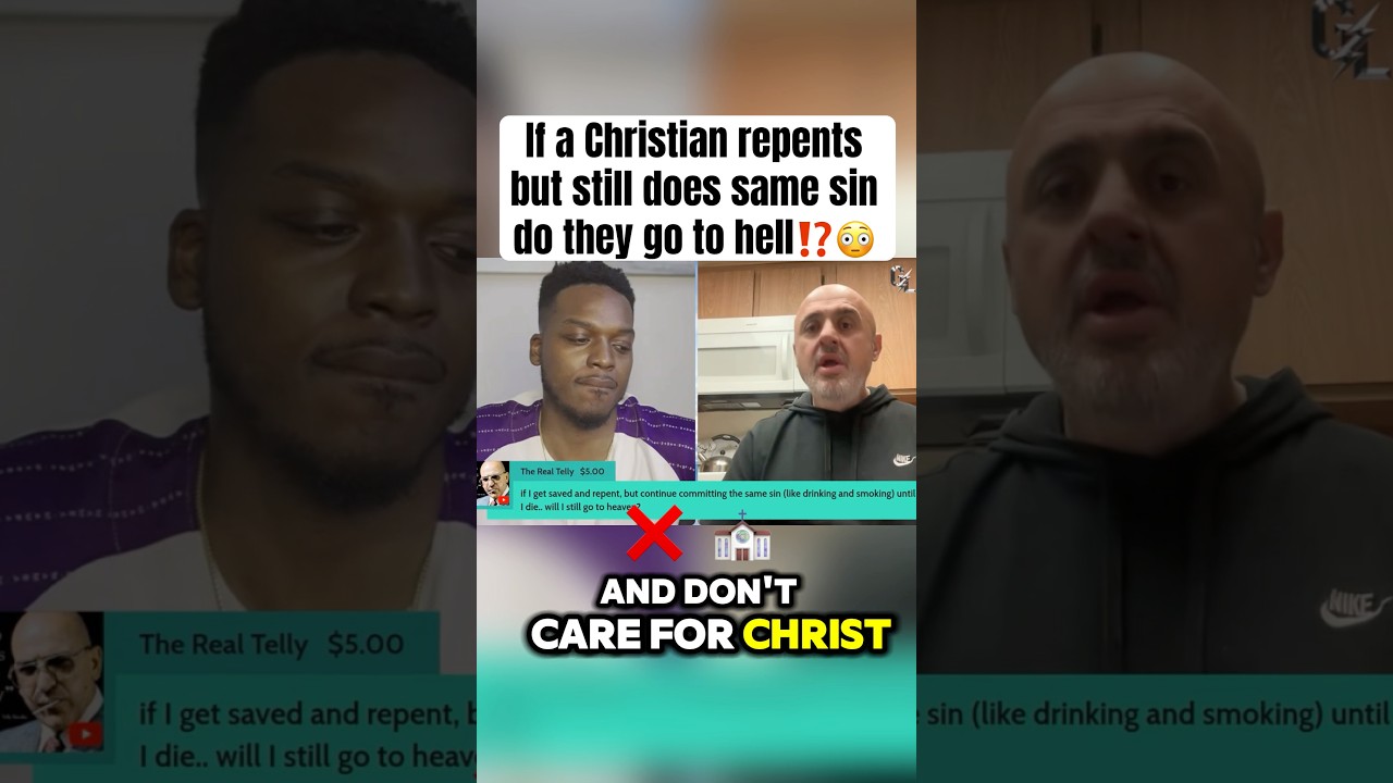 If a Christians REPENTS but still does same sin will they go to hell ? #samshamoun #christian