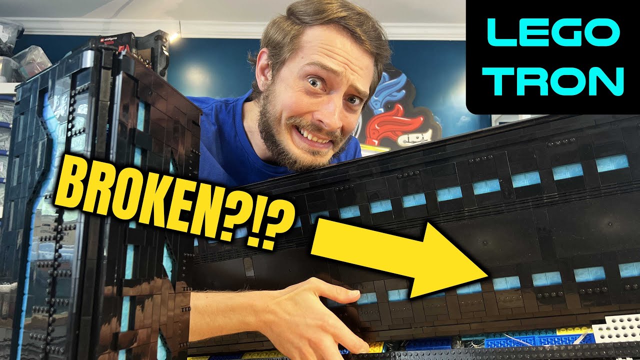 My LEGO TRON MOC is in SHAMBLES!