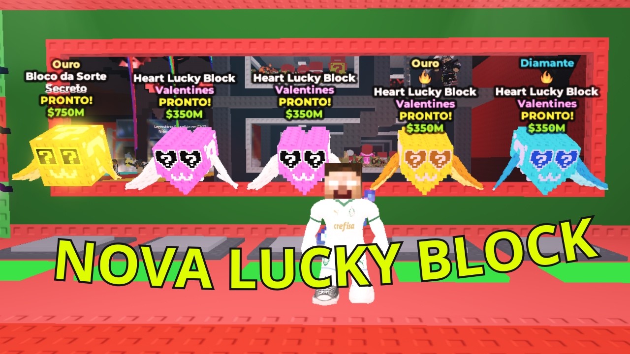 AS NOVAS LUCKY BLOCK... ROUBE UM BRAINROT