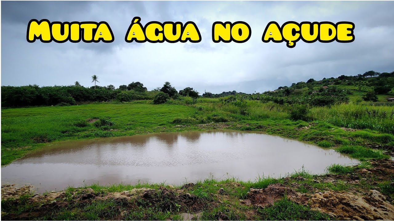 a CHUVA  não parou aqui na ROÇA// fazendo o sangrador do açude que já está transbordando