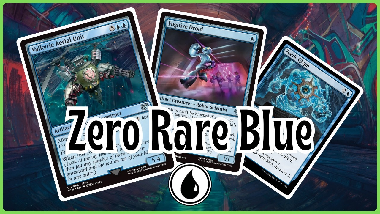 Zero Rare | Mono Blue Affinity & Unblockable | Artisan Standard Budget Deck | MTG Arena