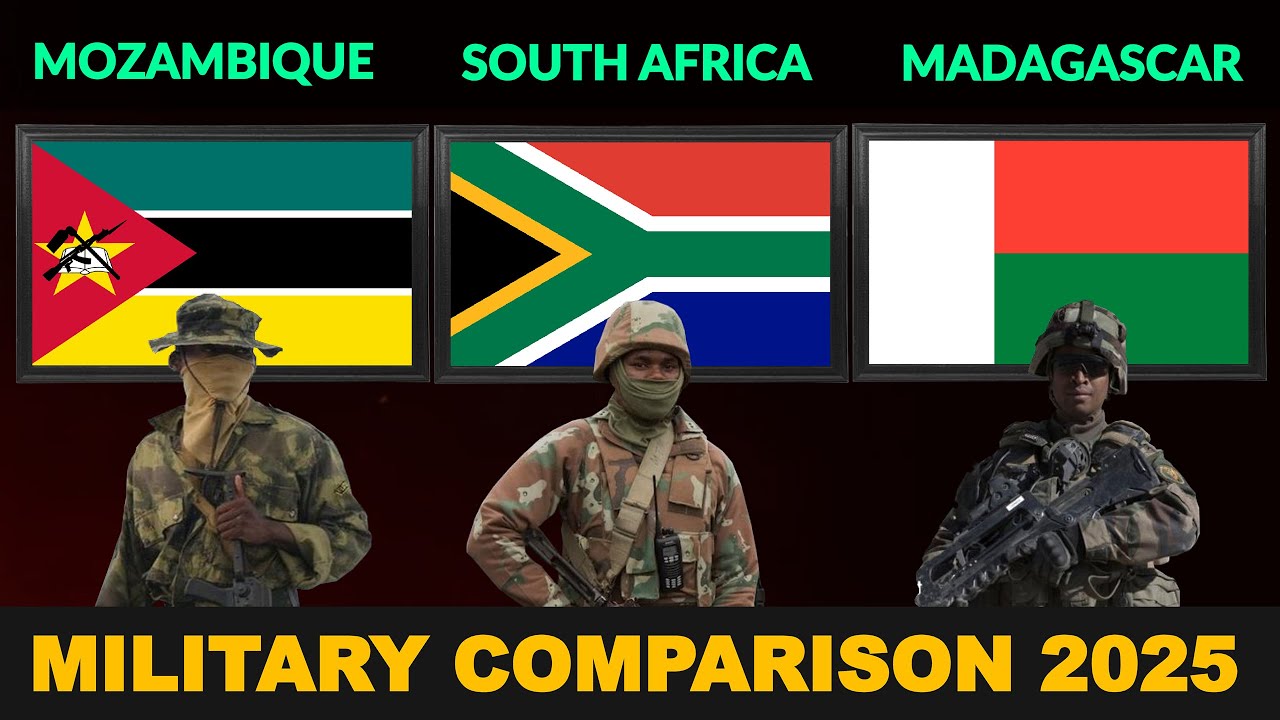 Mozambique vs South Africa vs Madagascar Military Power Comparison 2025 | Defense Tube