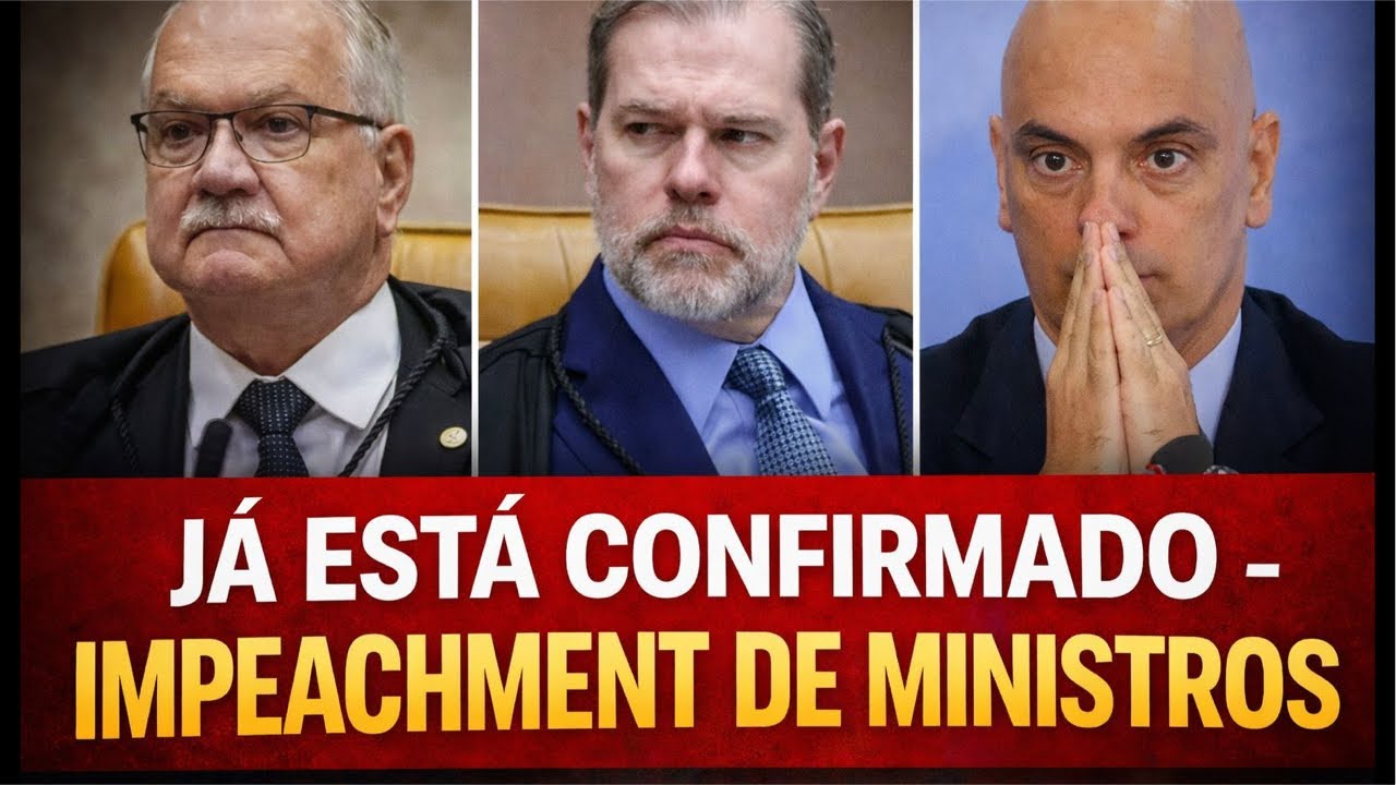 JÁ ESTÁ CONFIRMADO - IMPEACHMENT DE MINISTROS