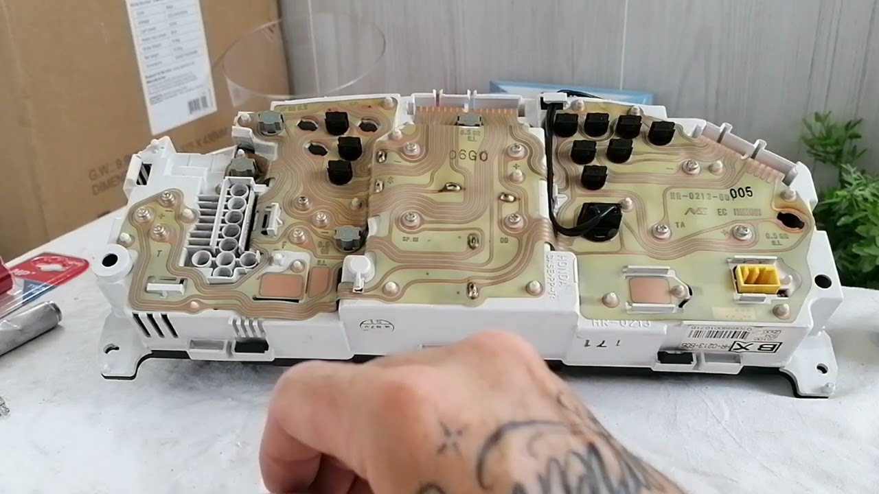 cambio de luces tablero a led Honda Civic ej9, ek