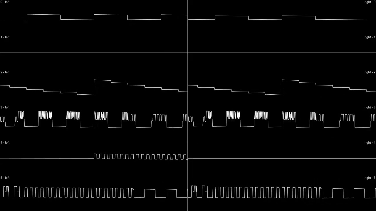SAM Coupé: l'Abbaye des Morts - stereo oscilloscope view 4K