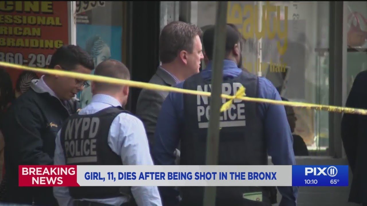 Girl, 11, dies after being shot in Bronx