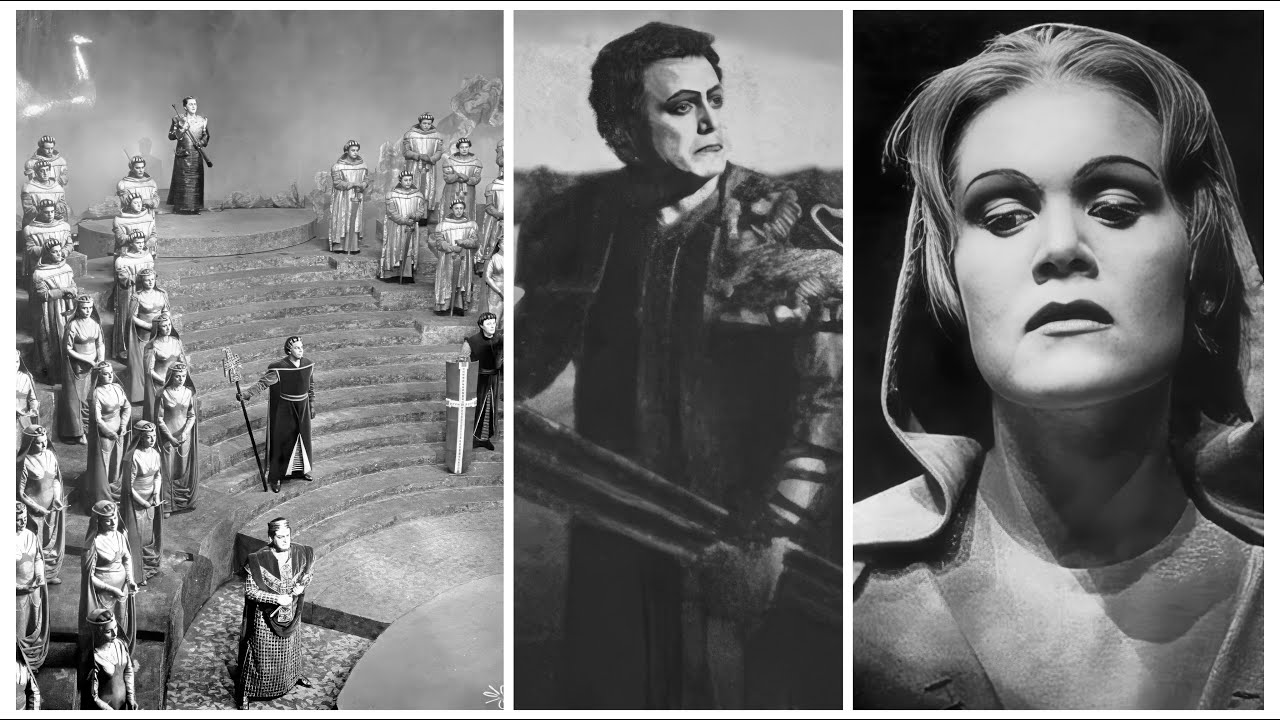 Re-pitched LOHENGRIN Silja, Varnay, Thomas, Vinay, Crass - Sawallisch - Bayreuth 3VIII62