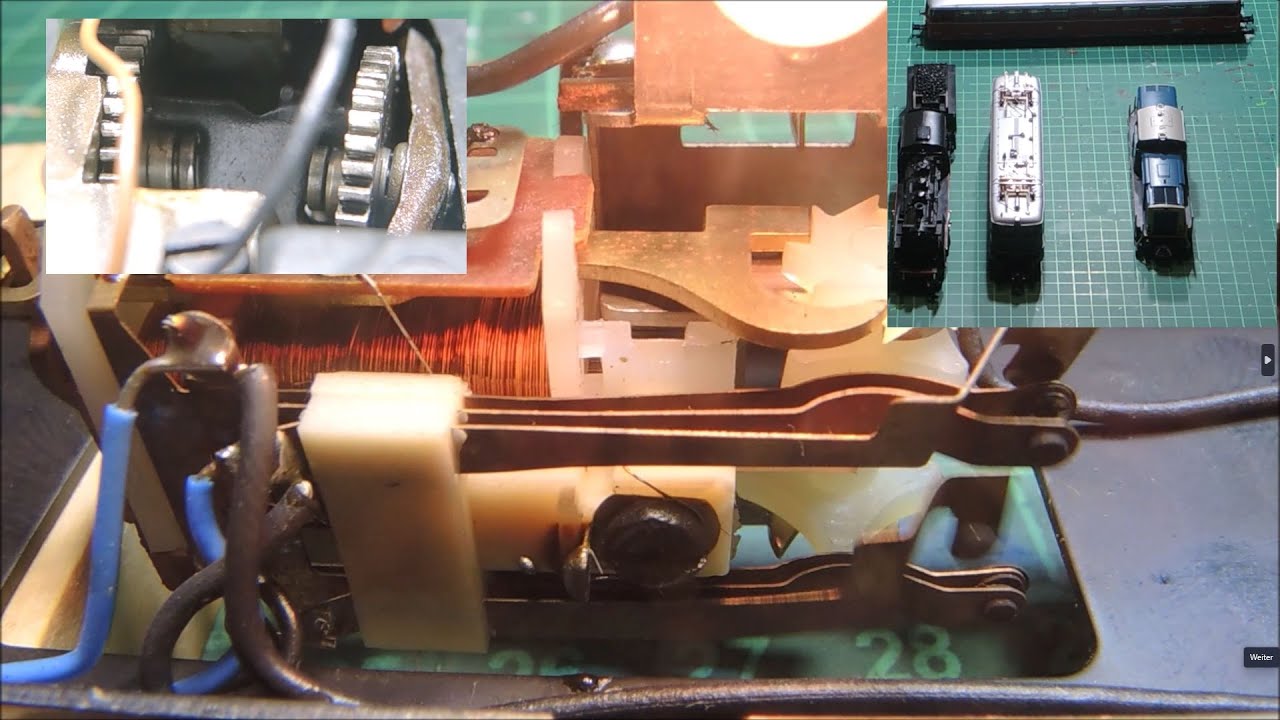4 * Märklin analoge Loks im Service - vorher / nachher