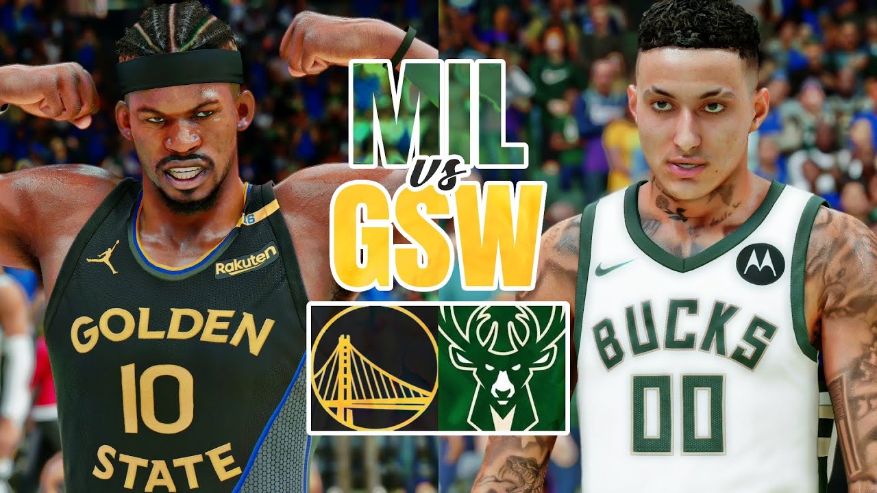 WARRIORS vs BUCKS | NBA 2K25 (PS5 PRO) [4K60]