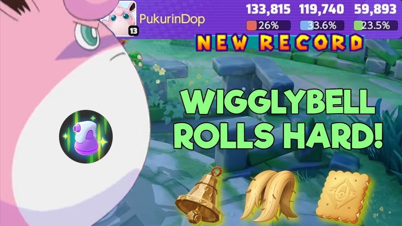 Vanguard Bell Wigglytuff the New Hybrid All-Rounder-Defender + New Damage Records!! ~ Pokemon Unite