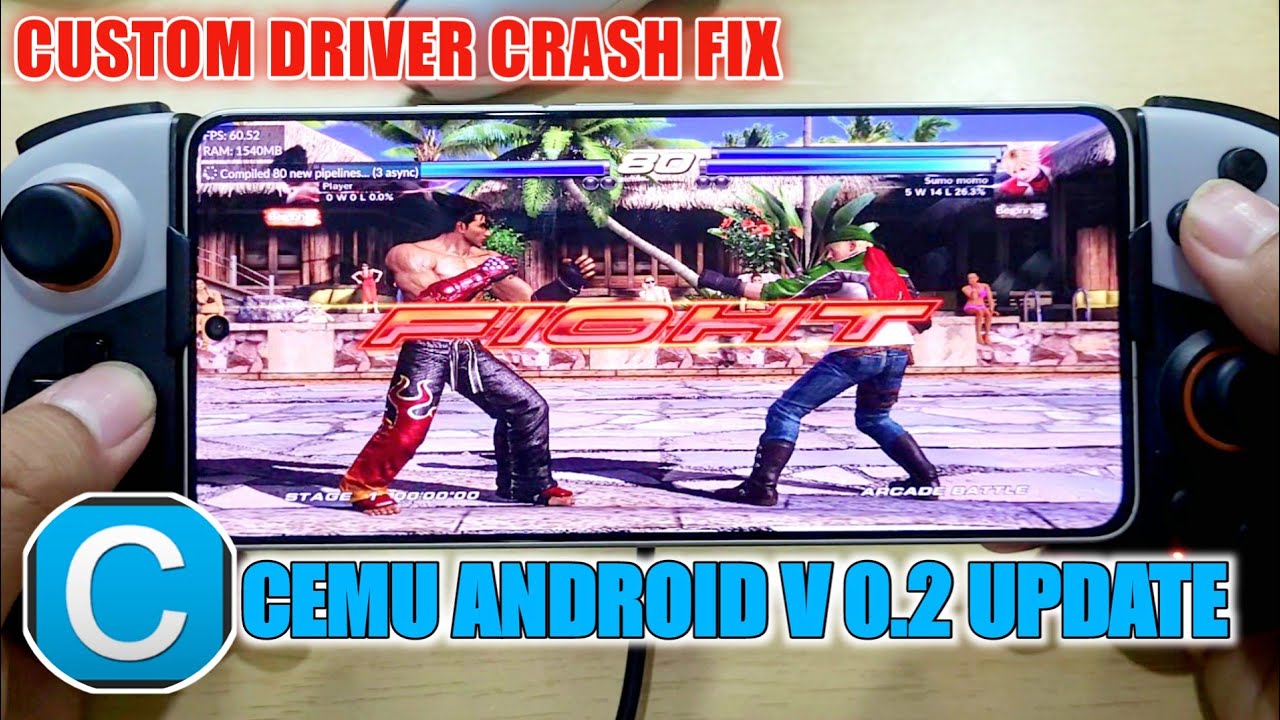 TEKKEN TAG TOURNAMENT 2 CEMU ANDROID 0.2 POCO F6
