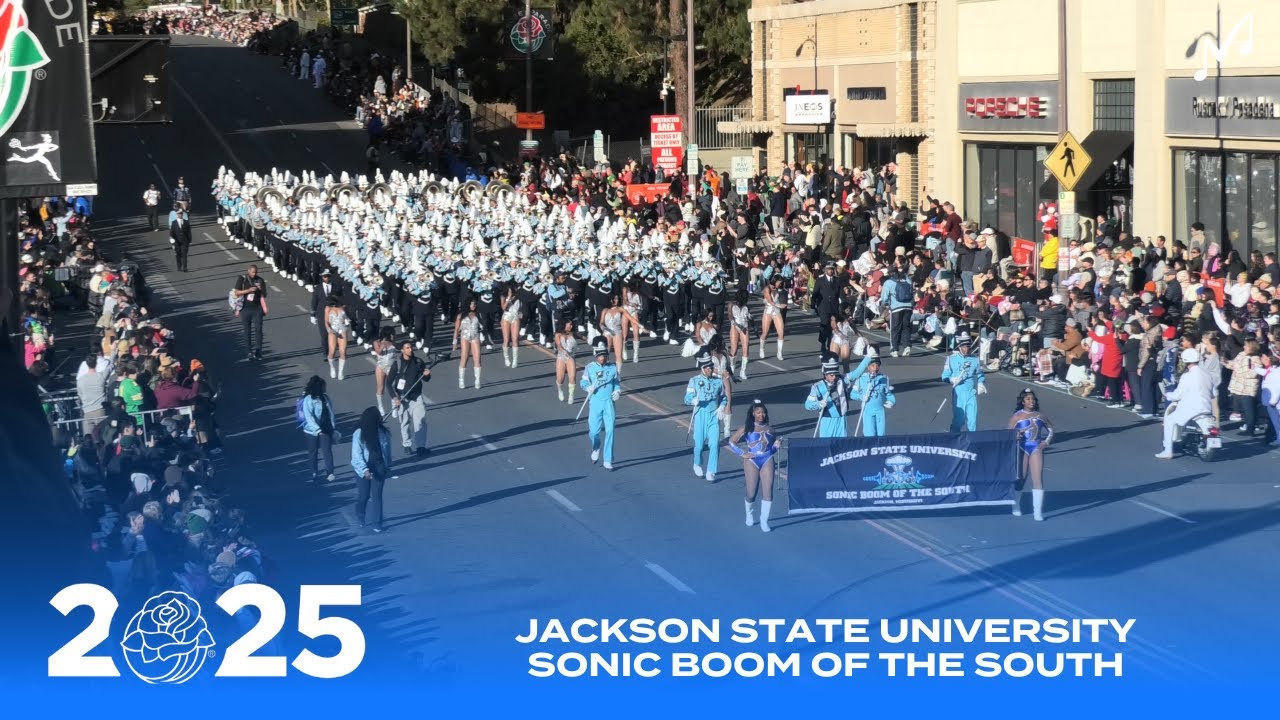 Jackson State University Sonic Boom of the South | 2025 Pasadena Rose Parade