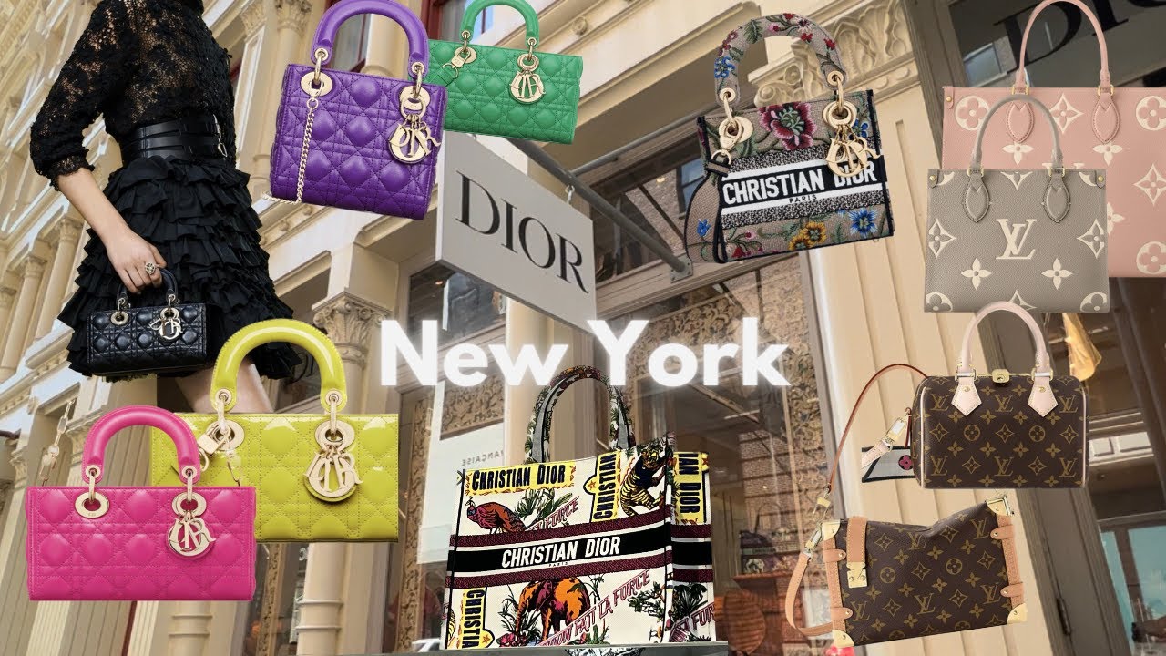 New York Dior Luxury Shopping Vlog I Louis Vuitton New in Bags I Summer New collections
