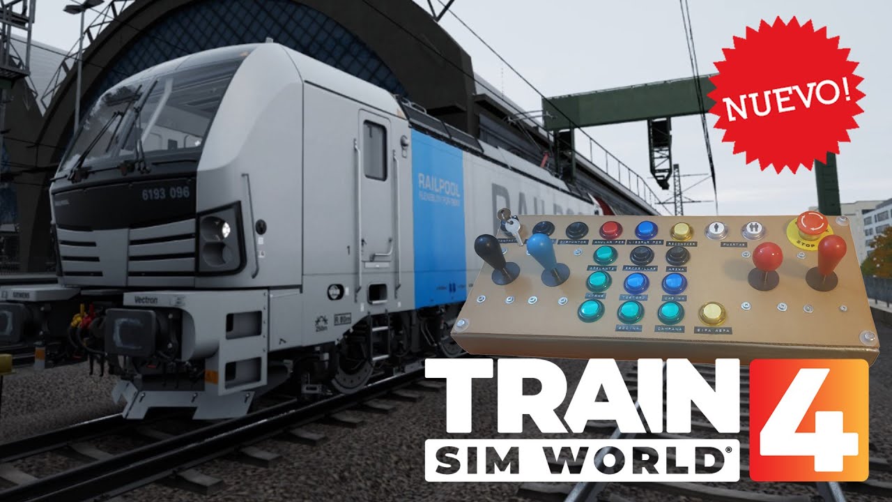 TRAIN SIM WORLD 4 Vectron VS Rail Driver casero