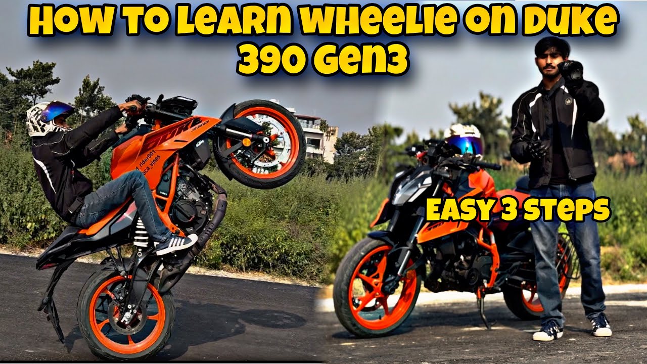 How to Do Wheelie on KTM DUKE 390 Gen 3 | Faizan Alam | Easy 3 Steps Tutorial in Hindi