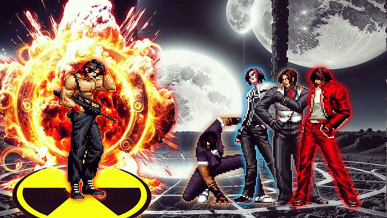[KOF Mugen] Nuclear Ralf Vs Kyo Kusanagi Team