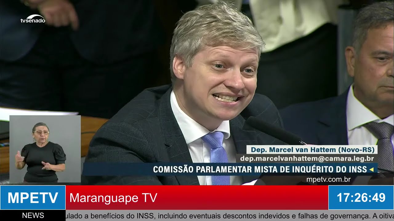Ao vivo: CPMI do INSS – 23/2/26 / 04 Marcel van Hattem