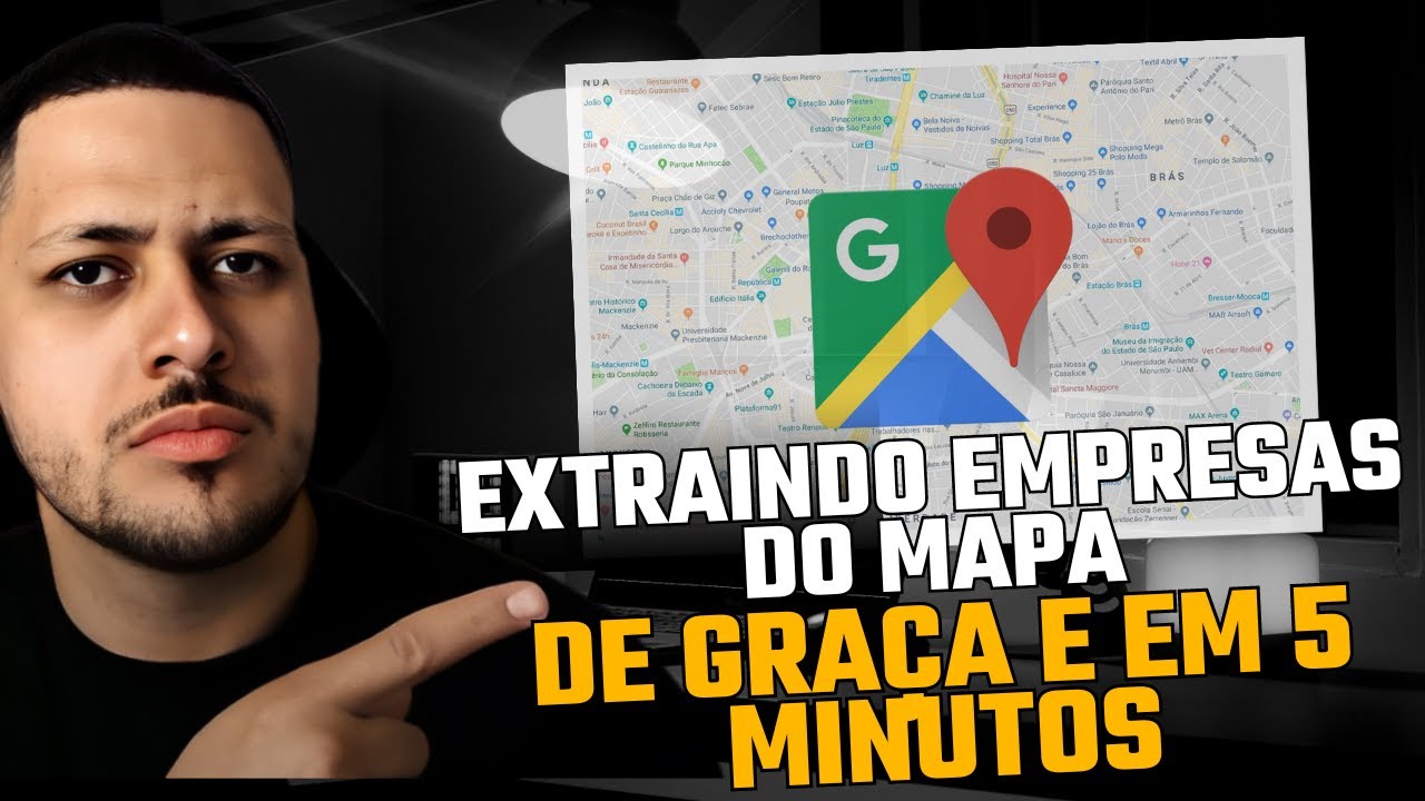 Capture leads do Google Maps para prospecção de graça - extraia contatos em massa do Google Maps
