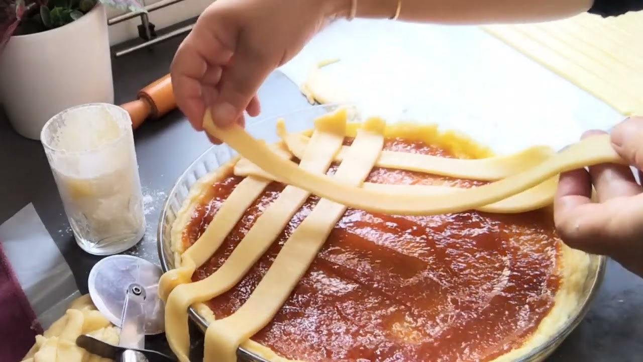 طورطة المربى بطريقة سهلة واقتصادية tarte au confiture