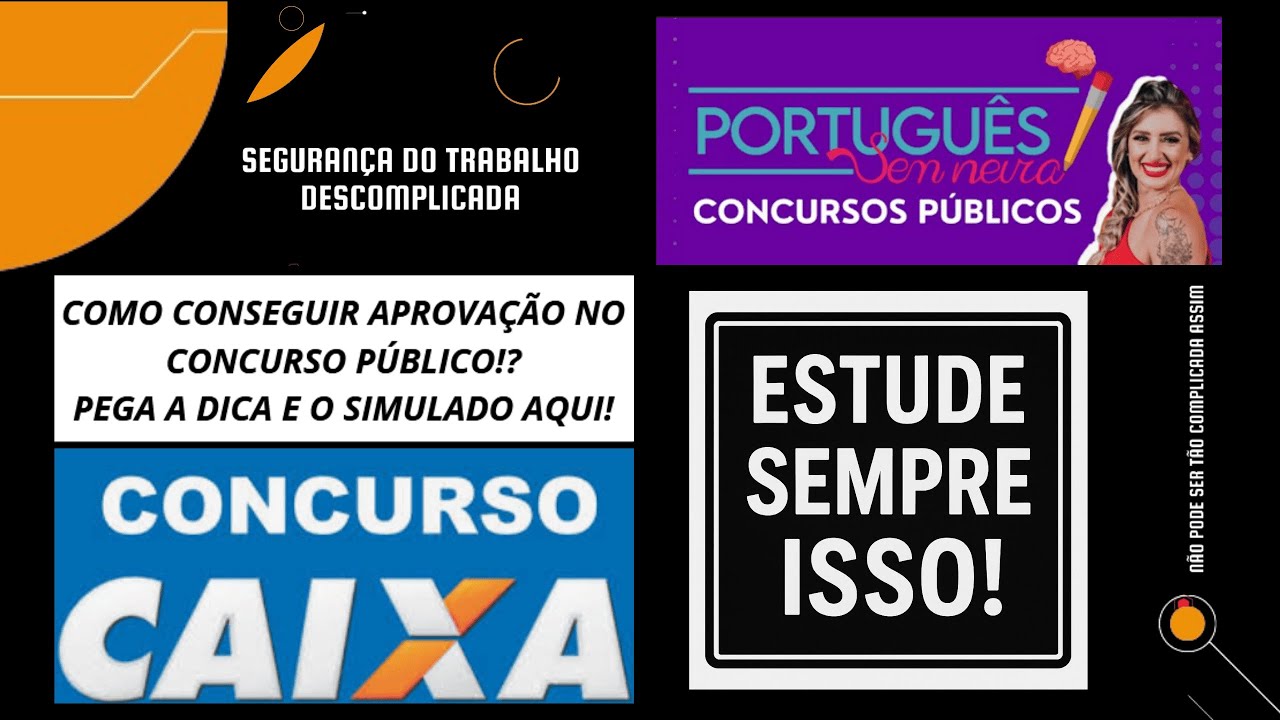 COMO CONSEGUIR APROVAÇÃO NOS CONCURSOS E RESOLVENDO QUESTÕES CAIXA ECONÔMICA FEDERAL