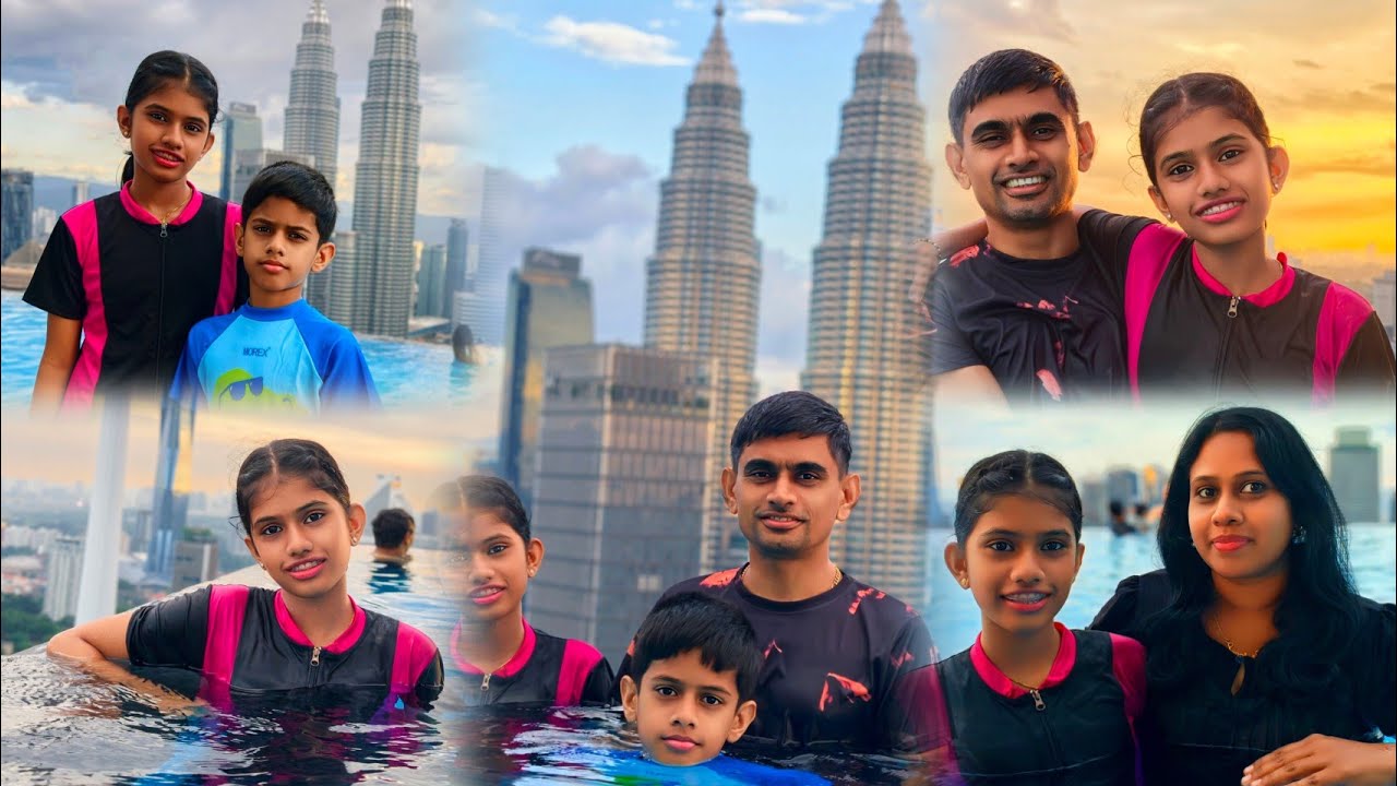 #Tiyakuttyയുടെ #Malaysiaലെ #infinitypoolൽ #Swmmingday🏊‍♀️#Malaysia city Full കാണാം #Night Vibe
