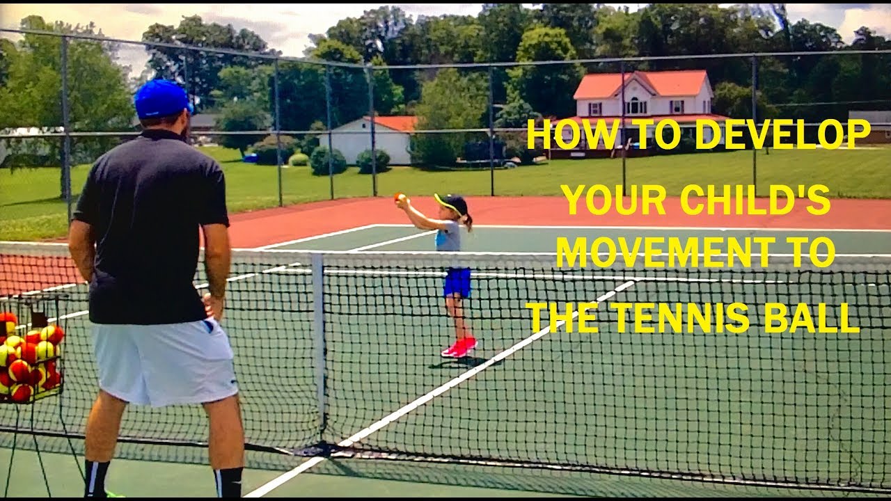 Tennis Footwork Drills for kids 3-6 years old - Early Stage Tennis Movement Development