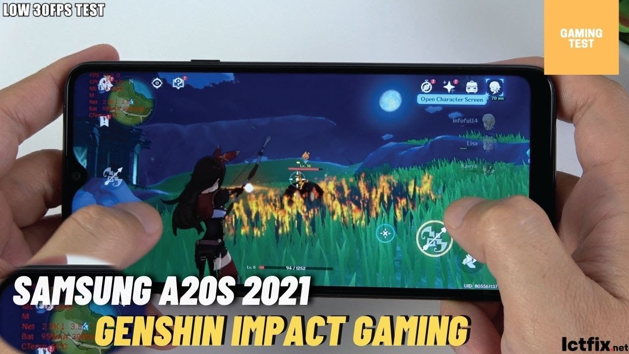 Samsung Galaxy A20s Genshin Impact Gaming test 2021 | Snapdragon 450, 4GB RAM