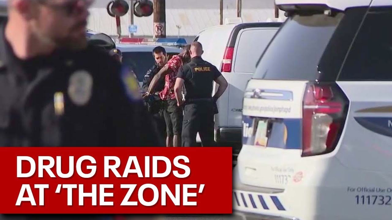 9 arrested after drug raids at 'The Zone' in Phoenix