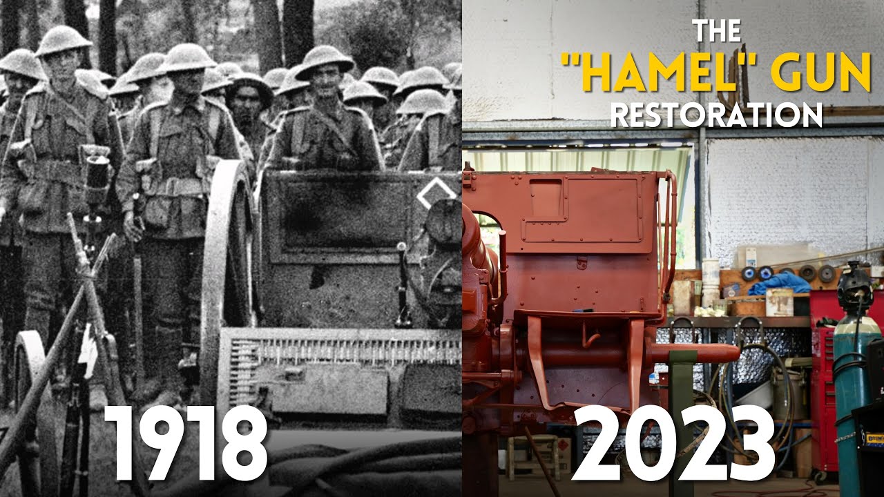 WORKSHOP WEDNESDAY: Restoring a rusty captured WWI German 7.7cm Feldkanone 96