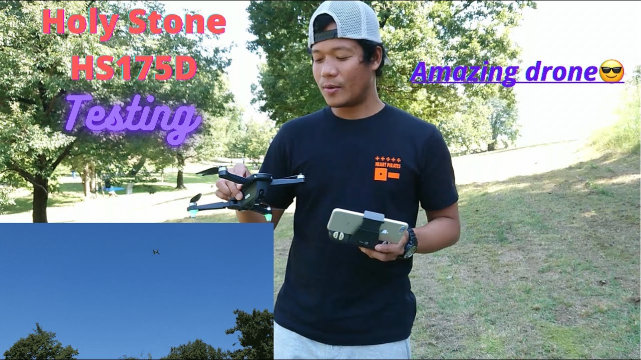 Holy Stone HS175D testing.