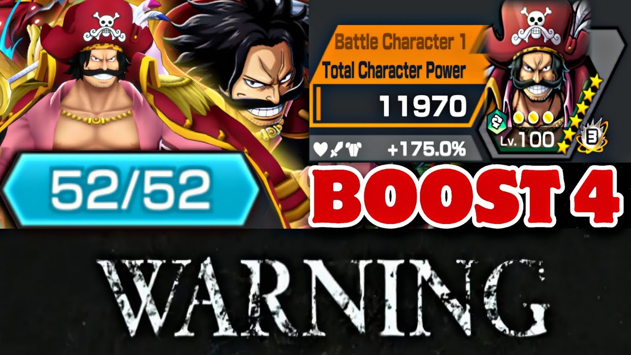 THE KING IS STILL BROKEN! 👑 Boost 4 Gold Roger MAX Attack Gameplay (OPBR)