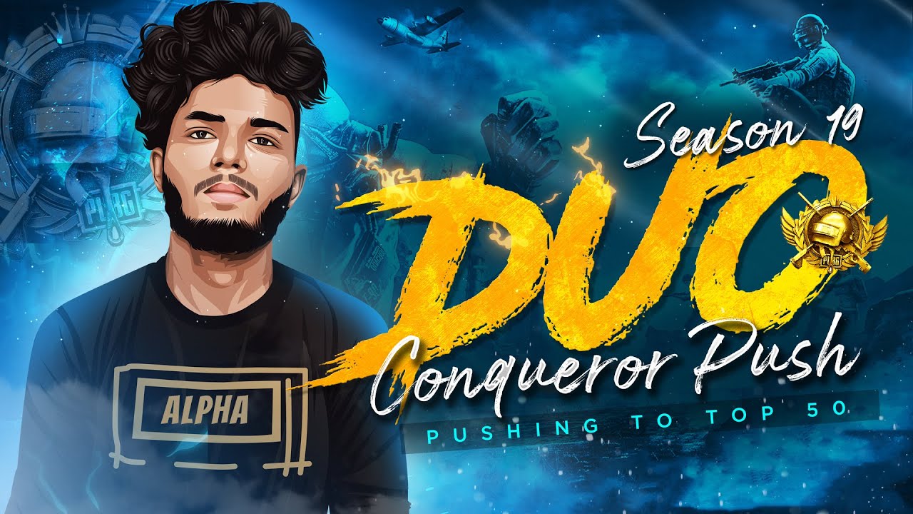 Duo Conqueror Rank Push Asia Season 19 | Day 17 | Solo Rex Op