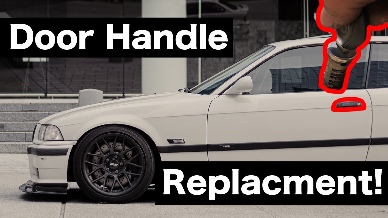 How to replace e36 coupe door handles & adjust windows!