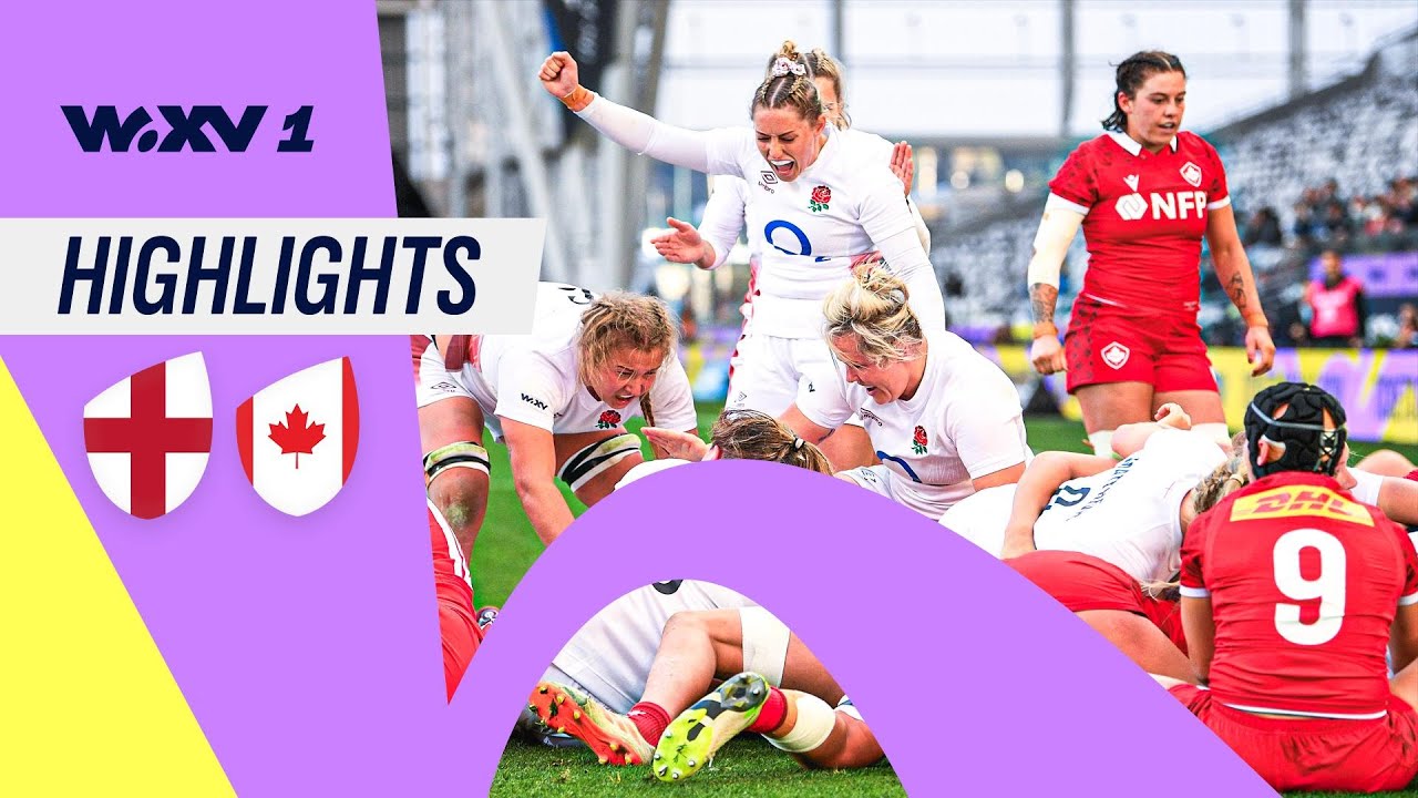 Atkin-Davies grabs FOUR as Red Roses blossom | England v Canada | WXV1 Highlights