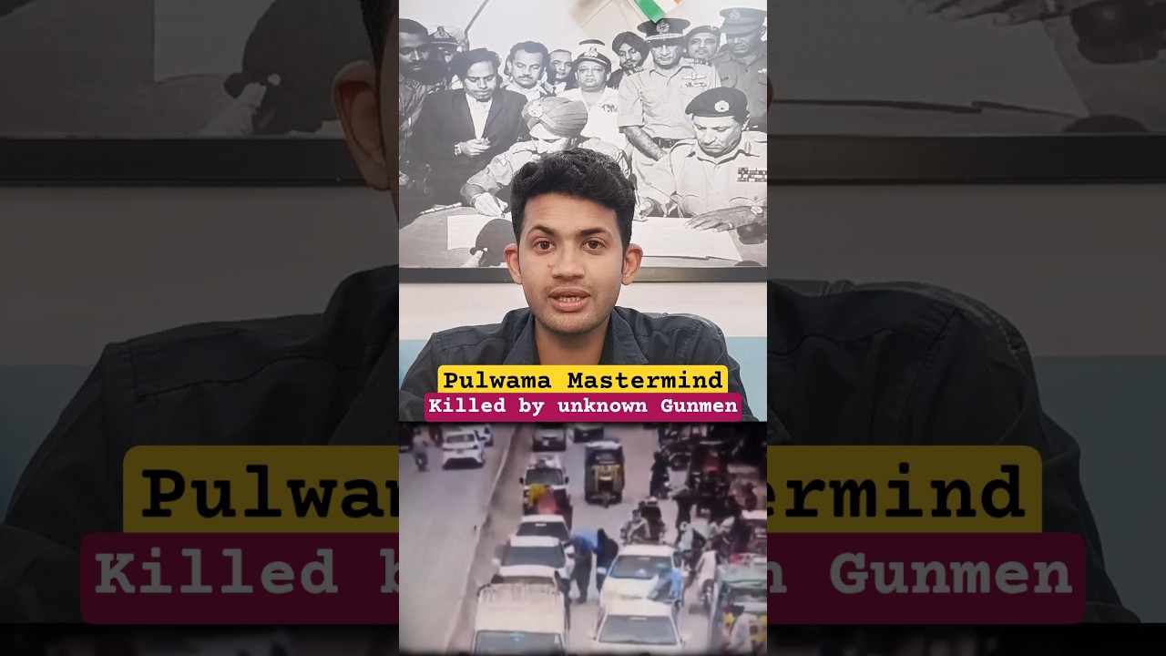 Pulwama Mastermind Killed By Two Unknown Gunmen in POK #army #raw #india #viral #trending