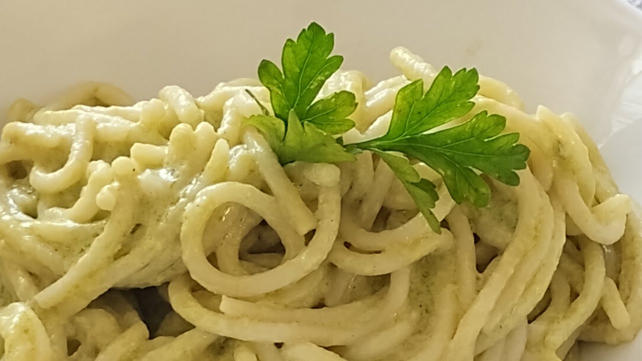 ESPAGUETI VERDE!! PREPARARLO TE VA A ENCANTAR 😋