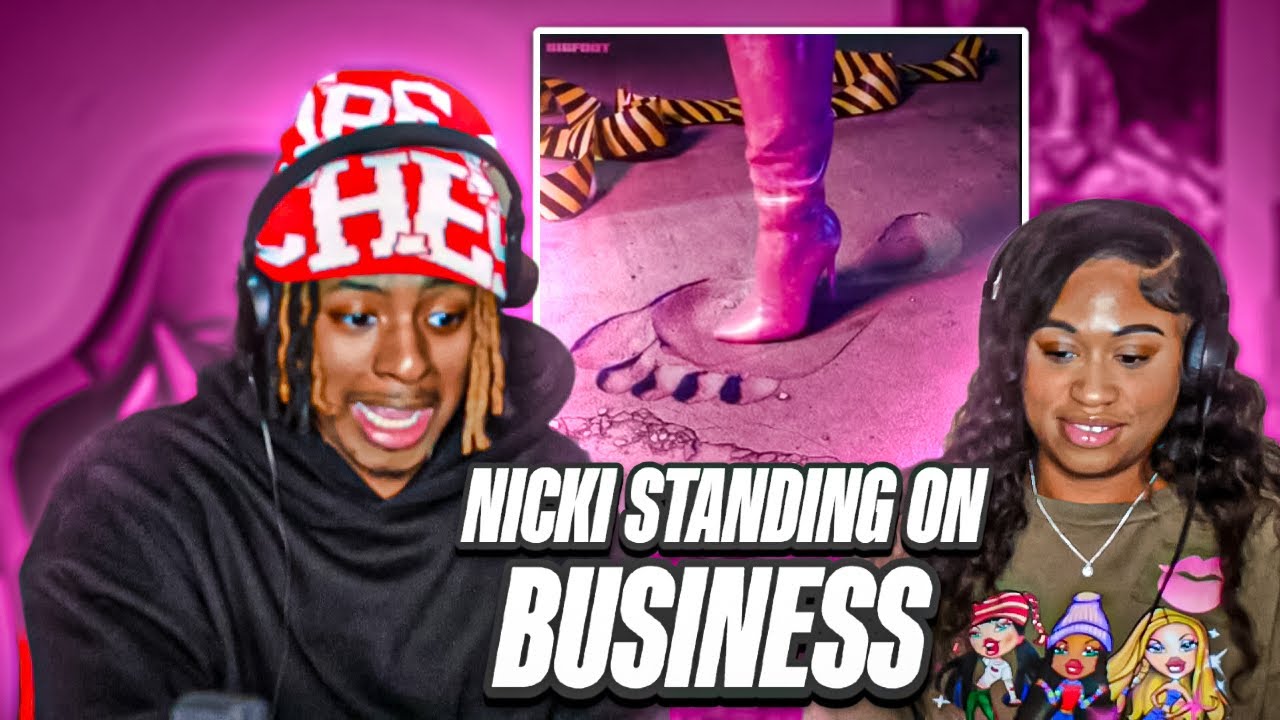 OMG NICKI INSANE LMFAO! Nicki Minaj - Big Foot (Official Audio) REACTION