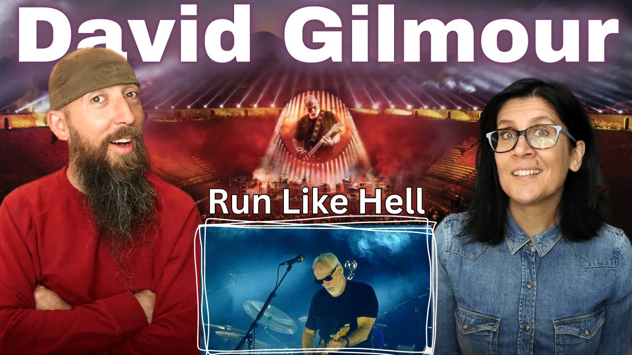 David Gilmour - Run Like Hell (Live At Pompeii) (REACTION) with my wife