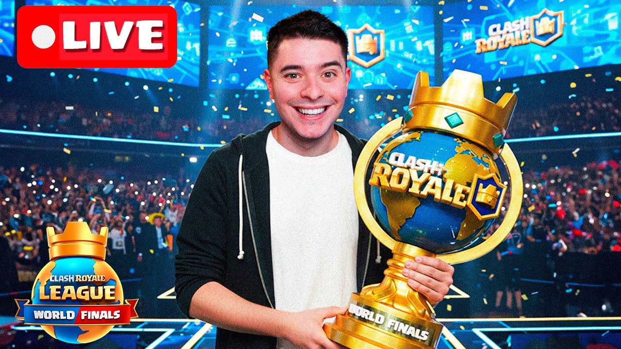 AO VIVO! CAMPEONATO MUNDIAL DE CLASH ROYALE! (DIA 1)