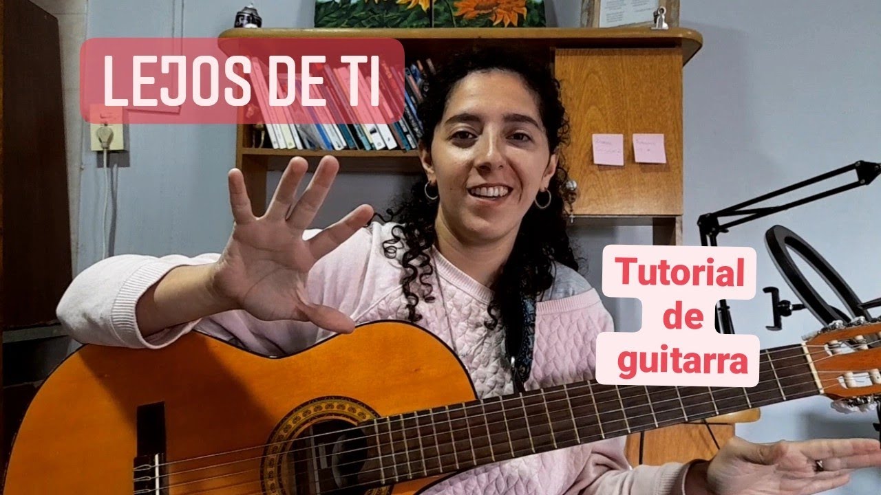 COMO tocar LEJOS DE TI en GUITARRA 🎸 TUTORIAL fácil