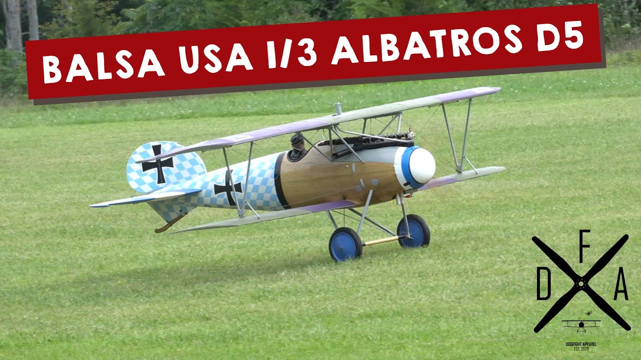 Balsa USA 1/3 Albatros D5 - Flown By Joe 