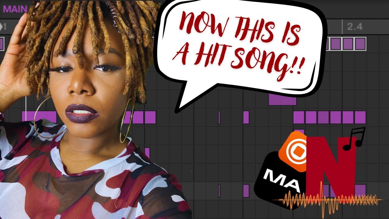 FEMALE PRODUCER MAKES THE HOTTEST AFRO TRAPSOUL TYPE BEAT IN MASCHINE | NKEMTHEARTIST