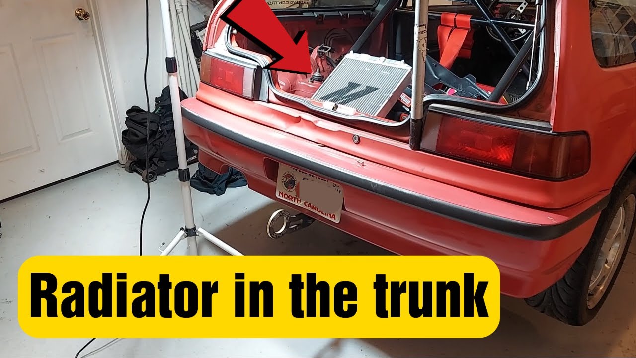 Rear Mount Radiator in my Civic EF