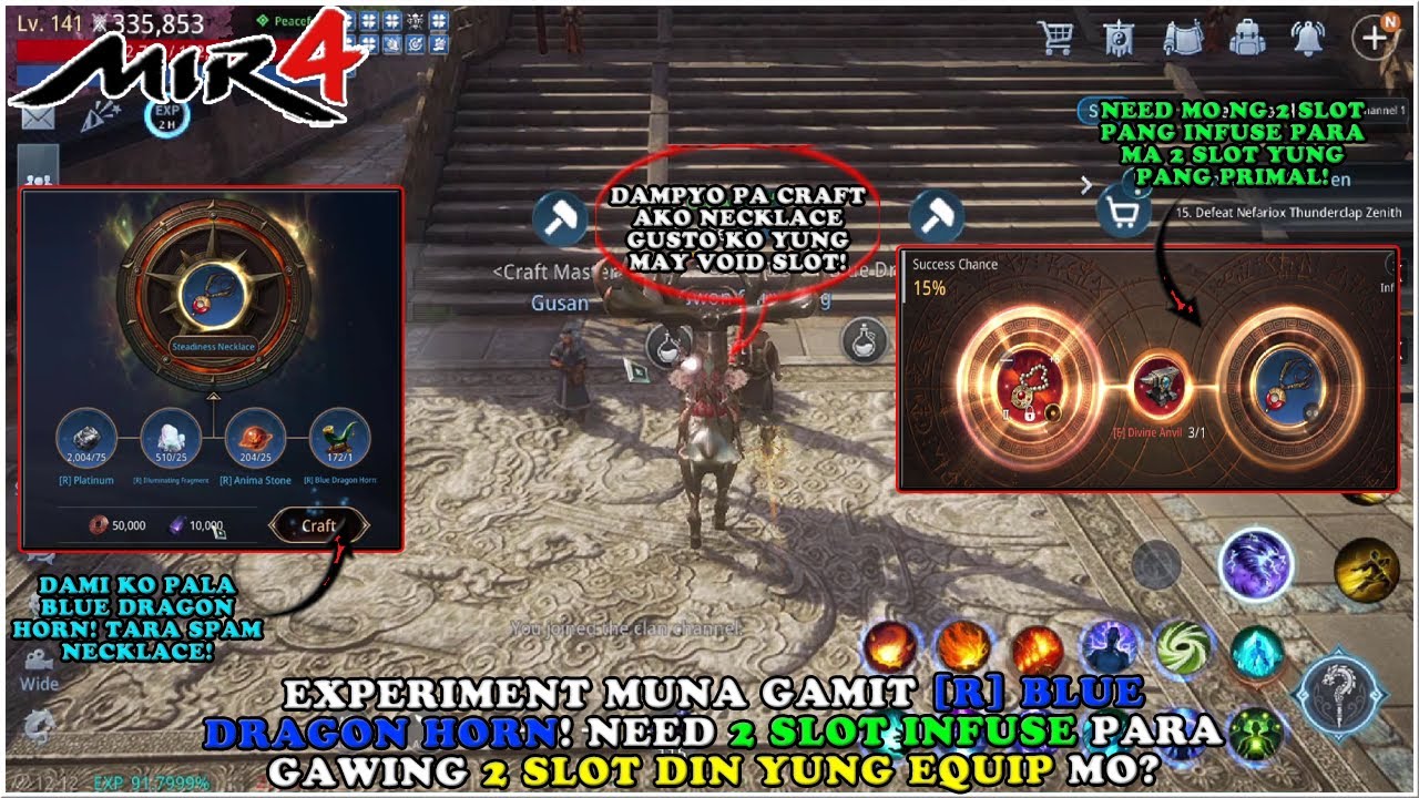 MIR4 - EXPERIMENT MUNA SA VOID SLOT! NEED NG 2 SLOT ITEM PARA MAGING 2 SLOT DIN EQUIP MO? - F2P