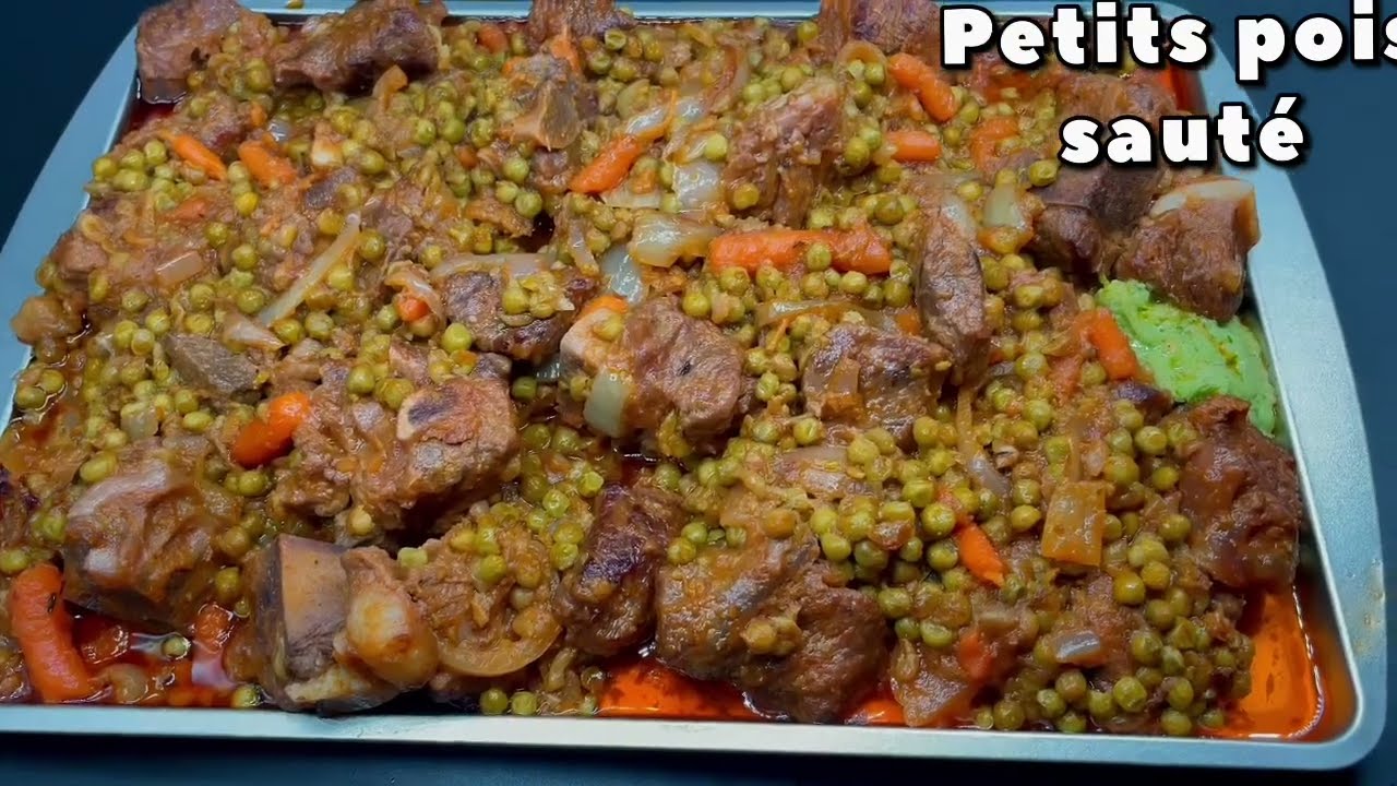 Cette recette de petit pois sauté que tu ne verra nul part.