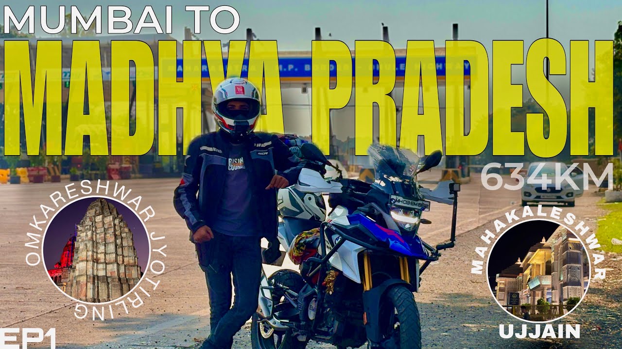 EP1 Exploring the Heart of India: Mumbai to Madhya Pradesh Nonstop Bike Adventure UJJAIN Mahakal 🙏🏻