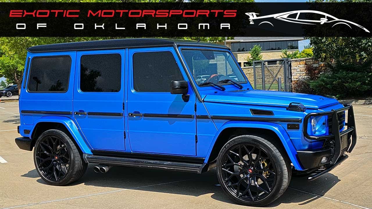 2011 Mercedes-Benz G-Class 4MATIC Custom Matte Blue Wrap - Vossen Rims