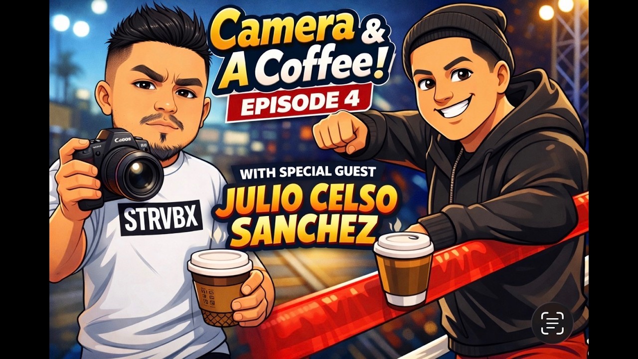 Camera and a Coffee ep. 4 with BWAA winning photographer Julio Celso Sanchez talks with STRVBX
