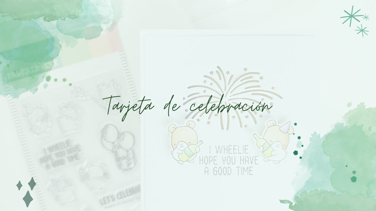 Acompáñame a realizar una tarjeta de celebración 🥳​