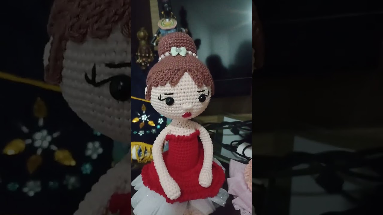 Bailarina amigurume.